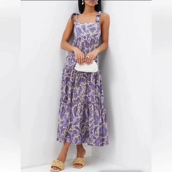 Zimmermann Devi Tie Shoulder Dress - Picture 2 of 13